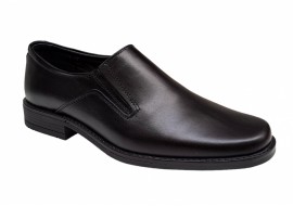 Pantofi barbati, eleganti, piele naturala, Negru, GKR05N